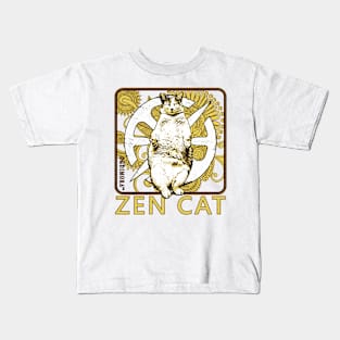 Zen Cat Kids T-Shirt